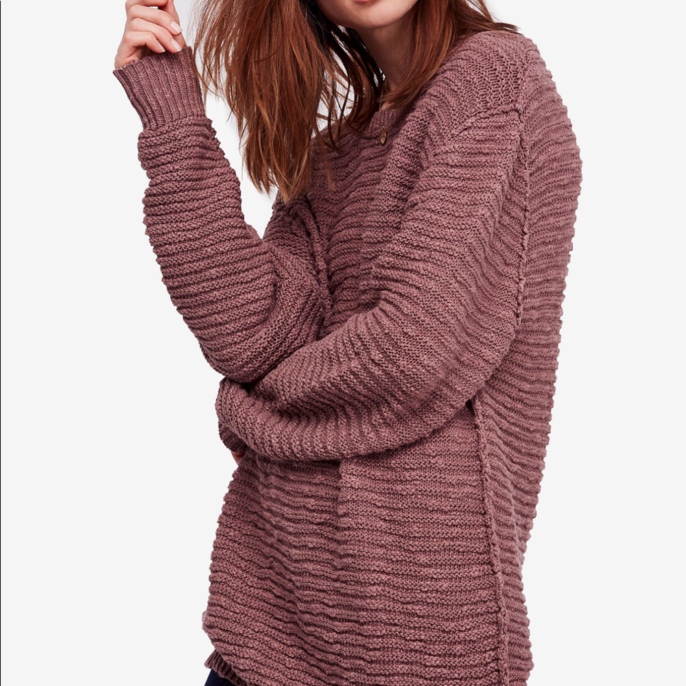 Free people Menace Cotton Sweater